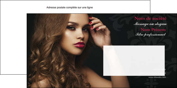 imprimer enveloppe cosmetique coiffure salon salon de coiffure MIDBE28045