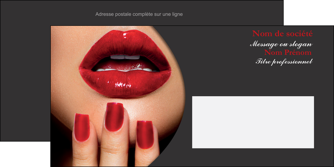 creation graphique en ligne enveloppe centre esthetique  beaute institut de beaute institut de beaute professionnel MFLUOO28101