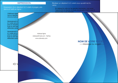 modele en ligne depliant 2 volets  4 pages  conceptuel couverture creatif MLGI28111