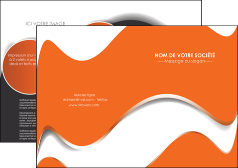 modele depliant 2 volets  4 pages  texture contexture structure MIDBE28199