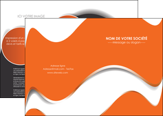 modele depliant 2 volets  4 pages  texture contexture structure MFLUOO28199