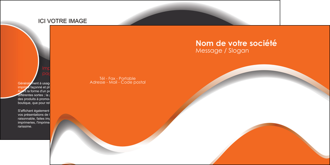 personnaliser maquette depliant 2 volets  4 pages  texture contexture structure MIDBE28213