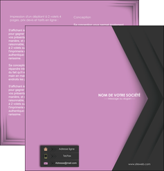 modele depliant 2 volets  4 pages  texture contexture structure MIF28241
