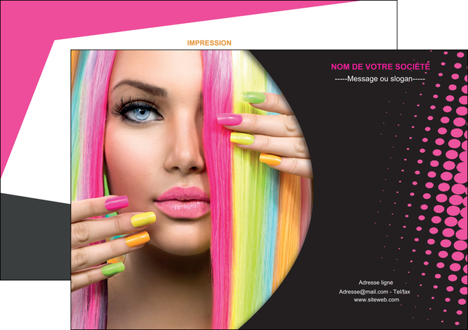 imprimerie flyers centre esthetique  coiffure coiffeur coiffeuse MFLUOO28303