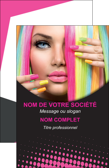 faire carte de visite centre esthetique  coiffure coiffeur coiffeuse MIDLU28313