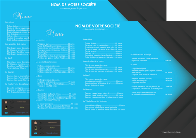 realiser set de table restaurant set de table menu set de table menu MFLUOO28399
