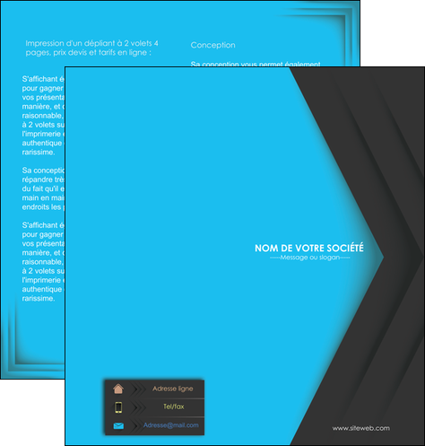 modele en ligne depliant 2 volets  4 pages  texture structure abstrait MFLUOO28401