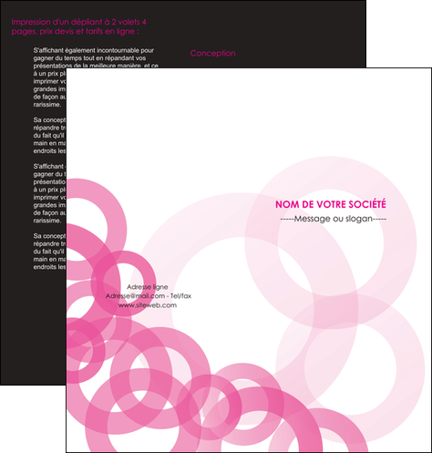 exemple depliant 2 volets  4 pages  texture structure contexture MIDBE28435