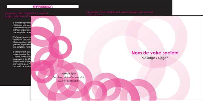 personnaliser modele de depliant 2 volets  4 pages  texture structure contexture MLIG28447