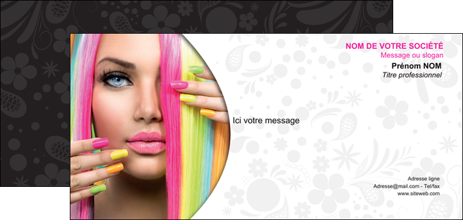 realiser carte de correspondance cosmetique coiffure coiffeur coiffeuse MIDLU28469