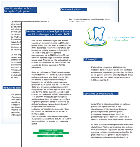 faire depliant 2 volets  4 pages  dentiste dents http   wwwlesgrandesimprimeriescom assets img3 ud_preview i28487_c1_p1png dents dentiste MIDBE28489