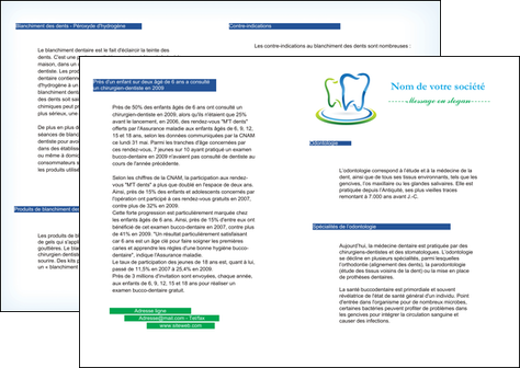 maquette en ligne a personnaliser depliant 2 volets  4 pages  dentiste dents http   wwwlesgrandesimprimeriescom assets img3 ud_preview i28487_c1_p1png dents dentiste MIDBE28509