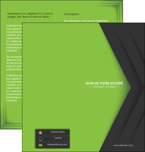 creer modele en ligne depliant 2 volets  4 pages  texture contexture structure MFLUOO28631