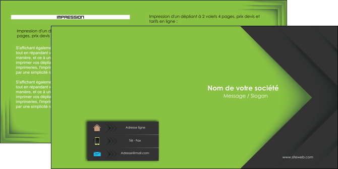 faire modele a imprimer depliant 2 volets  4 pages  texture contexture structure MFLUOO28641