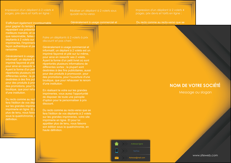imprimerie depliant 3 volets  6 pages  texture structure design MLGI28659