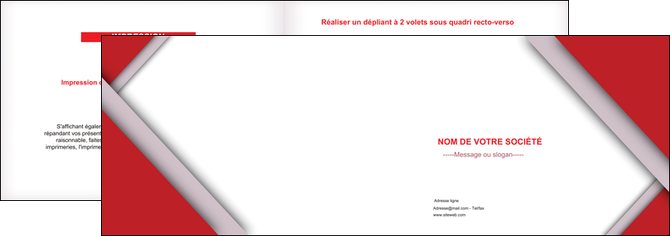 impression depliant 2 volets  4 pages  texture contexture structure MIDBE28705