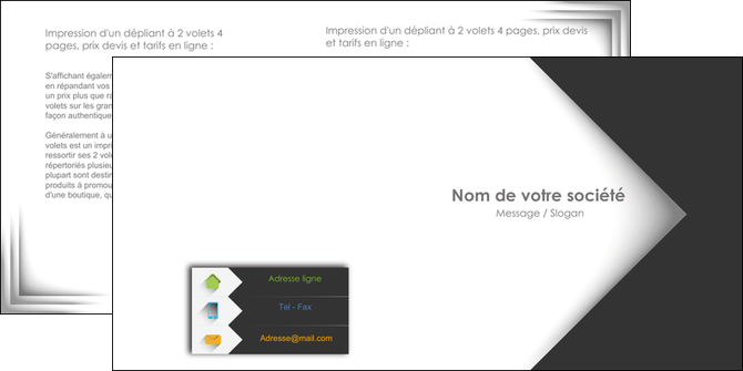 cree depliant 2 volets  4 pages  texture contexture structure MFLUOO28731