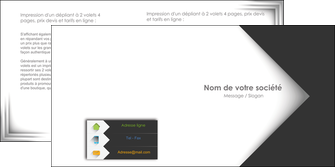 cree depliant 2 volets  4 pages  texture contexture structure MLIGBE28731