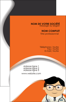 faire modele a imprimer carte de visite materiel de sante medecin medecine docteur MIDBE28767