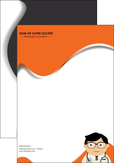 creation graphique en ligne flyers materiel de sante medecin medecine docteur MIDBE28799