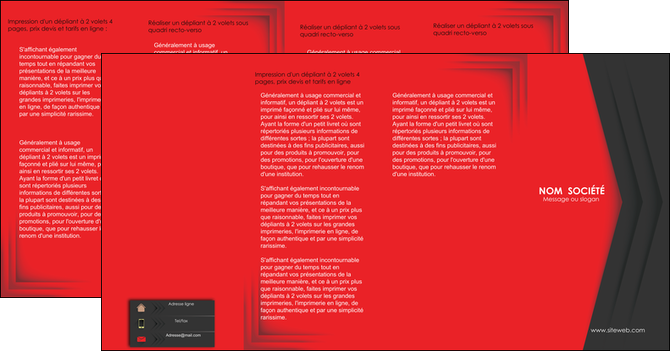 modele depliant 4 volets  8 pages  texture structure courbes MFLUOO28839