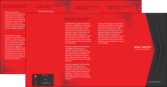 modele depliant 4 volets  8 pages  texture structure courbes MIF28839