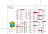 cree affiche calendrier bancaire 2020 a3 calendrier de bureau 12 mois MLGI28879