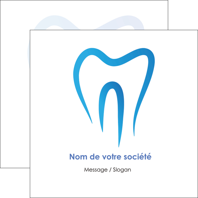 imprimerie flyers dentiste dents dentiste dentier MFLUOO29013