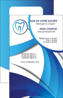 creation graphique en ligne carte de visite dentiste dents dentiste dentier MFLUOO29095