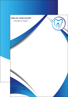 personnaliser modele de flyers dentiste dents dentiste dentier MFLUOO29127