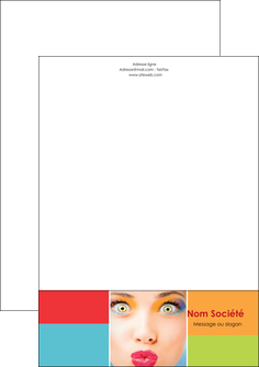 impression tete de lettre cosmetique beaute bien etre coiffure MLGI29341