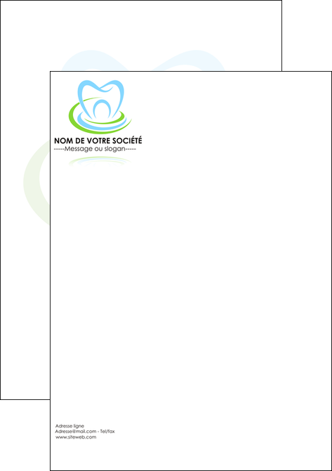 exemple affiche dentiste dents dentiste dentisterie MFLUOO29347