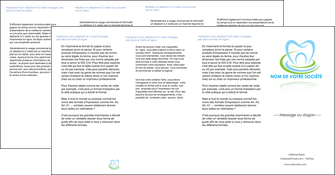 modele depliant 4 volets  8 pages  dentiste dents dentiste dentisterie MLGI29351