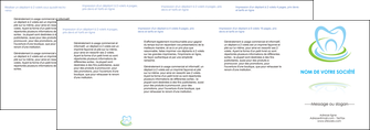 creer modele en ligne depliant 4 volets  8 pages  dentiste dents dentiste dentisterie MLGI29357