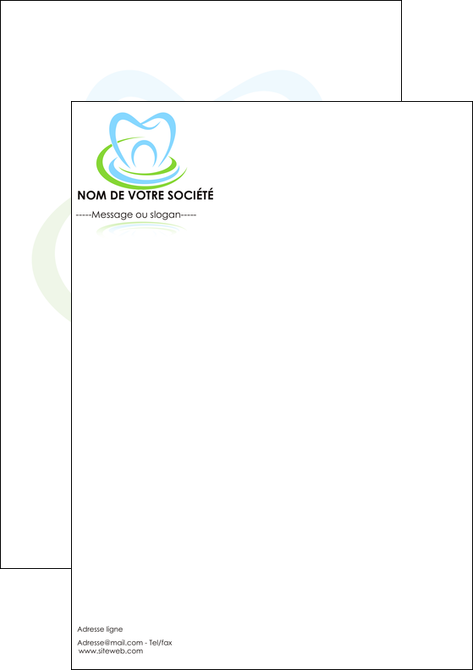 cree affiche dentiste dents dentiste dentisterie MFLUOO29369