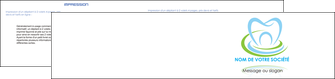 modele depliant 2 volets  4 pages  dentiste dents dentiste dentisterie MLGI29377