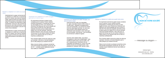 faire modele a imprimer depliant 4 volets  8 pages  dentiste dents dentiste dentisterie MLGI29463