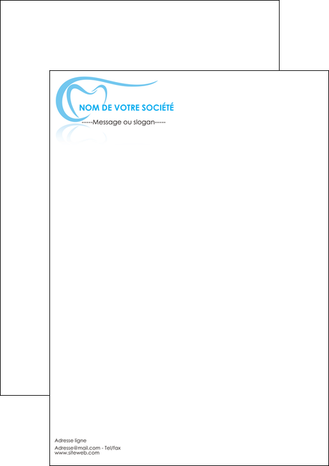 imprimerie affiche dentiste dents dentiste dentisterie MFLUOO29475