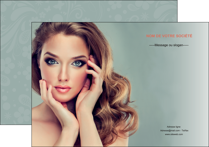 imprimer affiche centre esthetique  beaute bien etre coiffure MFLUOO29601
