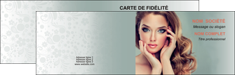personnaliser modele de carte de visite centre esthetique  beaute bien etre coiffure MFLUOO29621