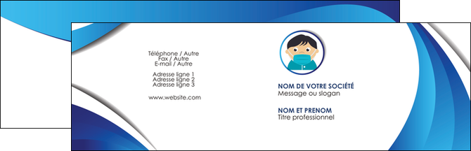 creation graphique en ligne carte de visite infirmier infirmiere medecin medecine sante MIDLU29663