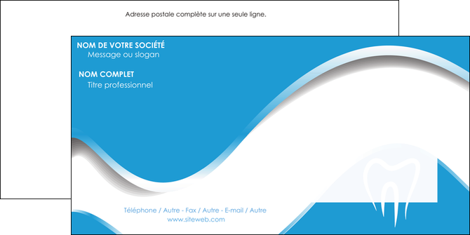 creation graphique en ligne enveloppe dentiste dents dentiste dentisterie MFLUOO29669