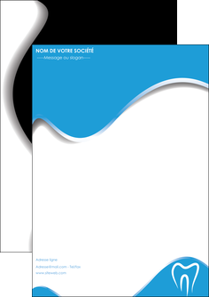 creation graphique en ligne flyers dentiste dents dentiste dentisterie MLGI29673