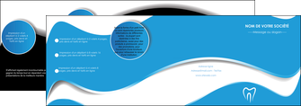 imprimerie depliant 4 volets  8 pages  dentiste dents dentiste dentisterie MLGI29677