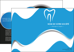 cree depliant 2 volets  4 pages  dentiste dents dentiste dentisterie MLGI29679