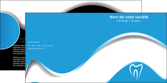 impression depliant 2 volets  4 pages  dentiste dents dentiste dentisterie MFLUOO29691