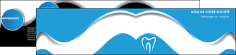 creation graphique en ligne depliant 2 volets  4 pages  dentiste dents dentiste dentisterie MLGI29695