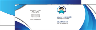 creer modele en ligne carte de visite infirmier infirmiere medecin medecine docteur MIF29703