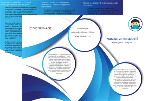 realiser depliant 3 volets  6 pages  infirmier infirmiere medecin medecine docteur MIDLU29725