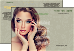 creation graphique en ligne depliant 3 volets  6 pages  centre esthetique  beaute bien etre coiffure MFLUOO29863